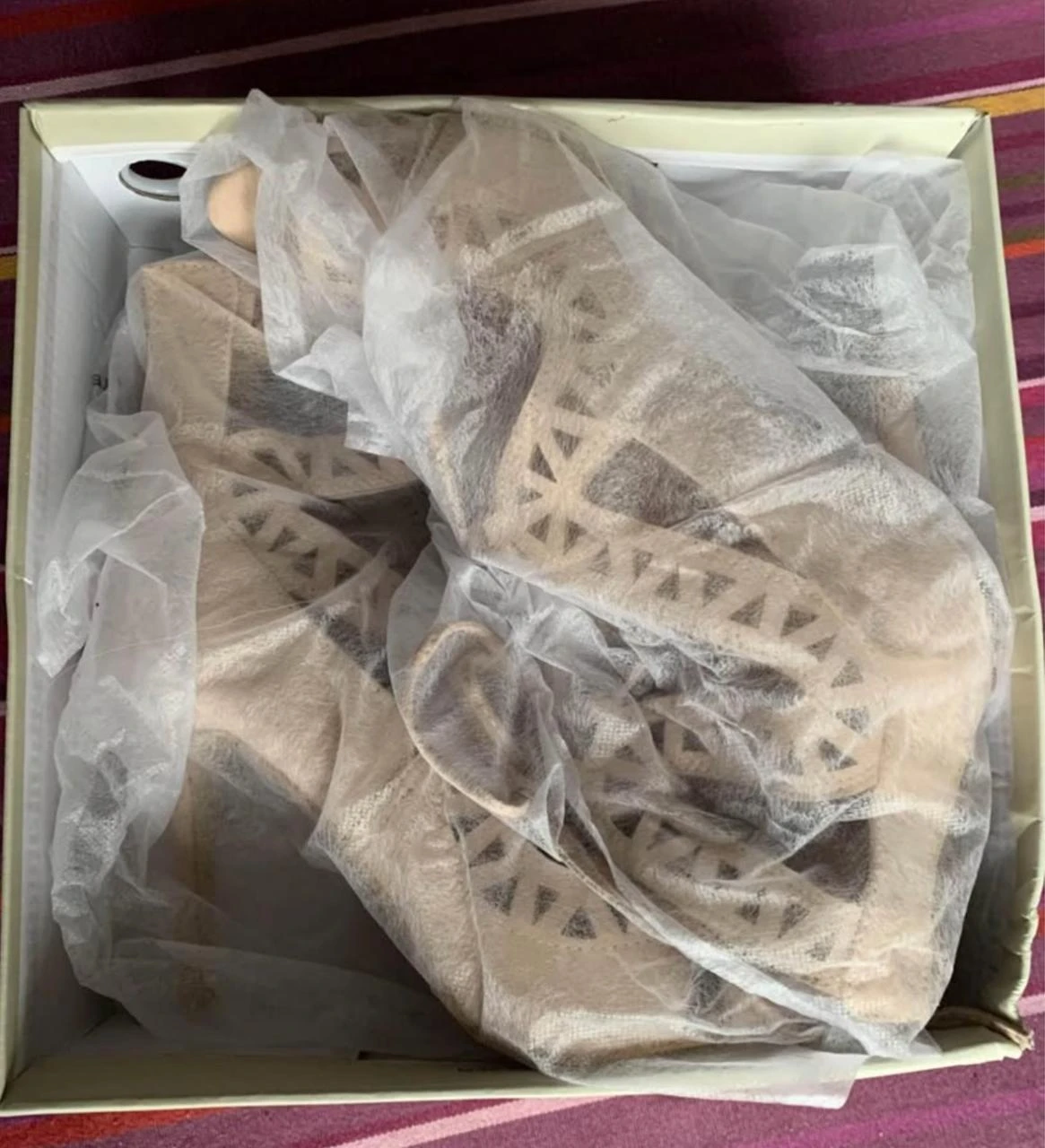 🤎 Fashion lace-up pumps in beige nubuck – Size 41 – photo 7